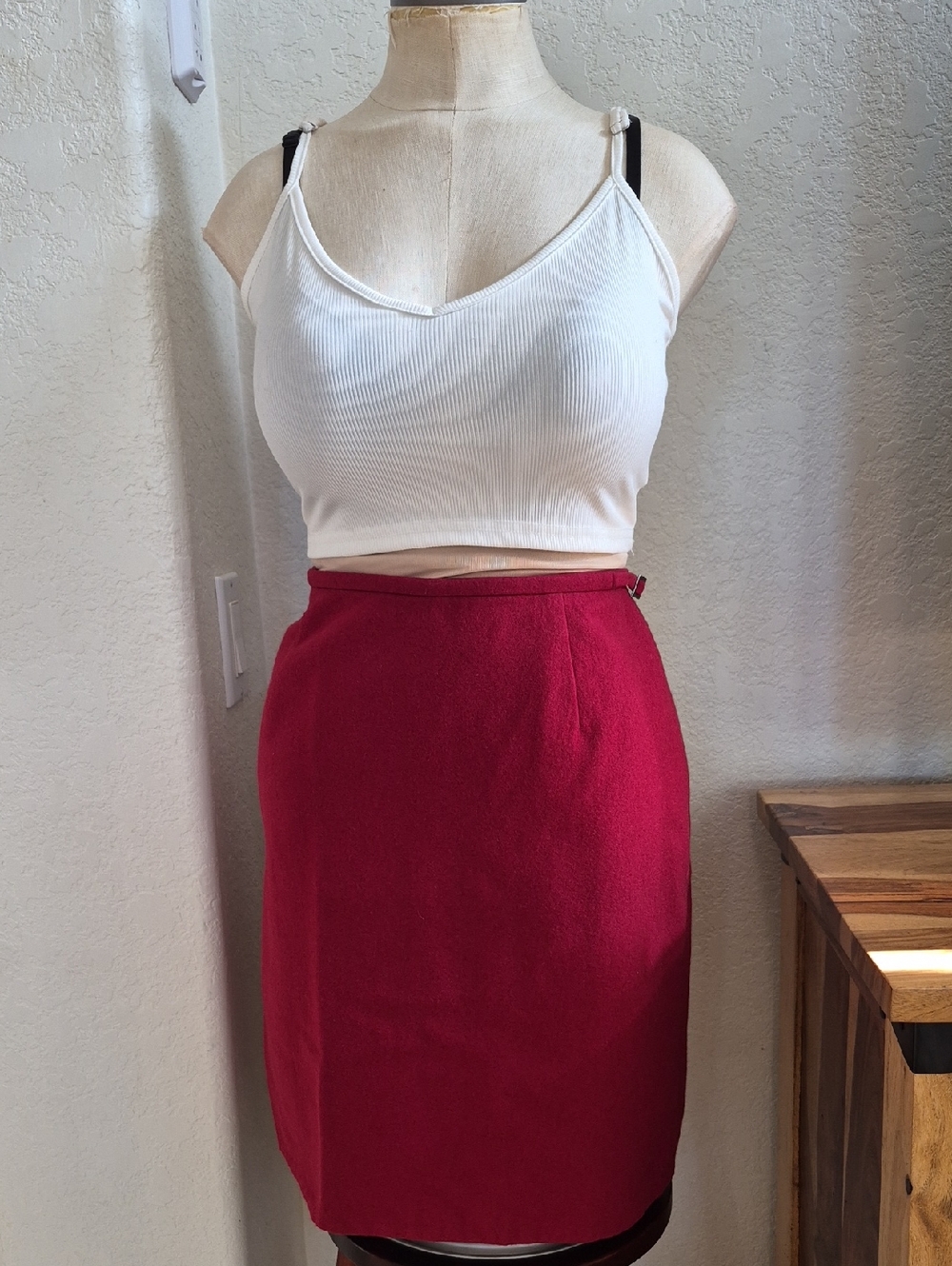 Ann Taylor Wool Skirt with side tabs